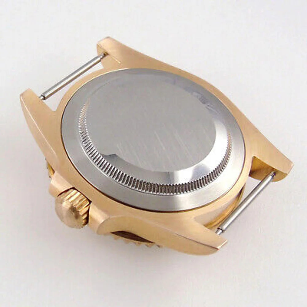 40mm CUSN8 solid Bronze sapphire glass Watch Case fit Japan NH35 NH36 ETA 2824