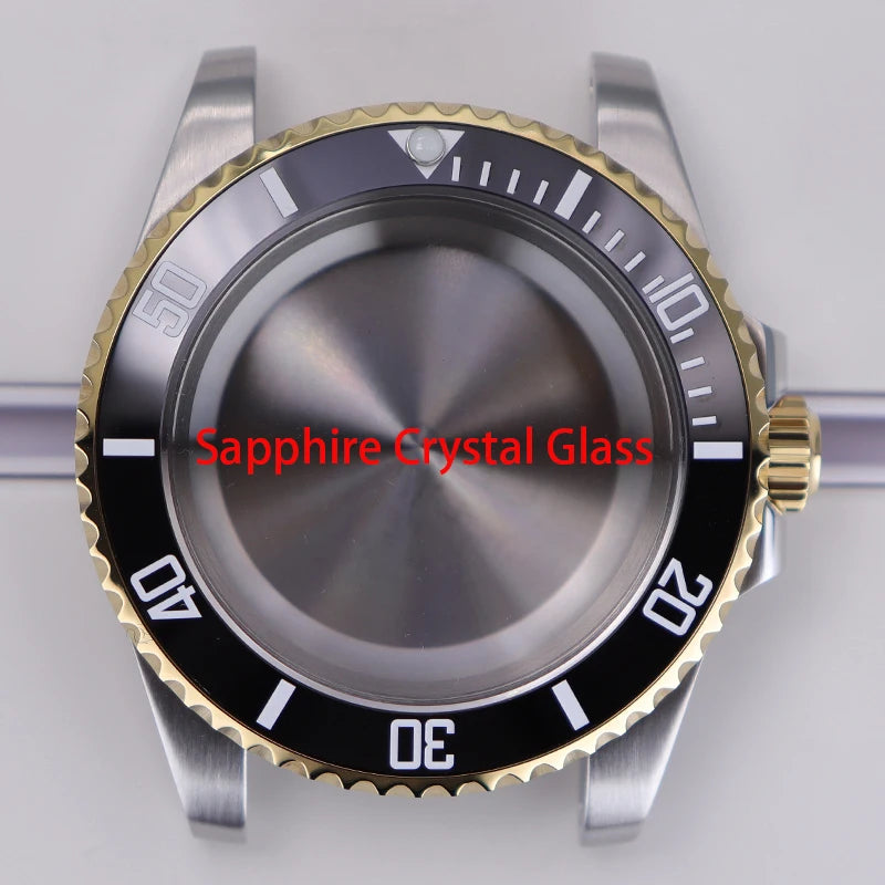 40mm Watch Case Sapphire For NH35 NH36 Eta2824 8215 Case 28.5mm Dial Submariner