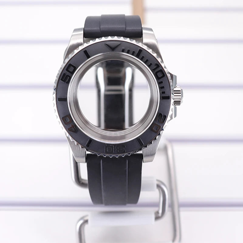 40mm Watch Case For 4R NH35 NH36 NH34/38 NH70 8215 Eta2824 PT5000 Sapphire Glass