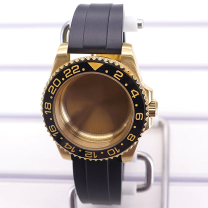 40mm Watch Case For nh35 nh36 nh34/38 Miyota8215 Eta2824 GMT SUB Case 120clicks
