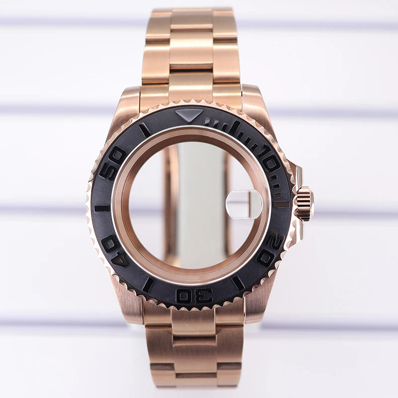 40mm Watch Case For NH35 NH36 NH70/8215/Eta2824 PT5000 NH34 Sapphire Glass