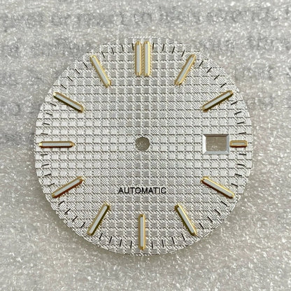 31.8mm Watch Dial AP Customizable Slogo For NH35 NH36 Hands C3 Green Luminous
