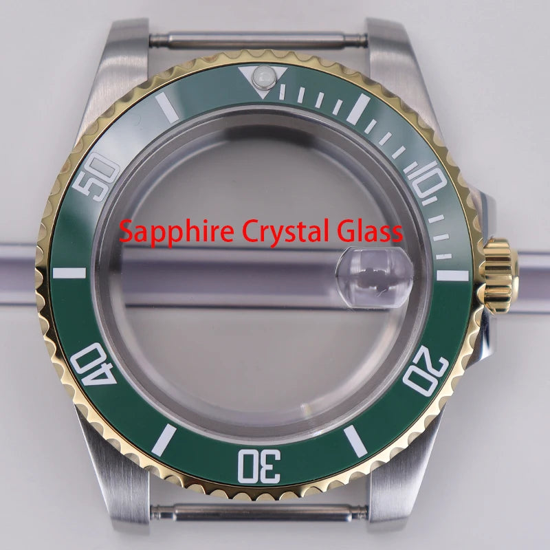 40mm Watch Case Sapphire For NH35 NH36 Eta2824 8215 Case 28.5mm Dial Submariner