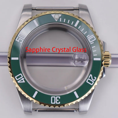 40mm Watch Case Sapphire For NH35 NH36 Eta2824 8215 Case 28.5mm Dial Submariner