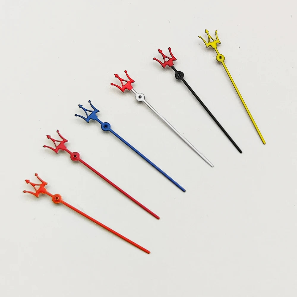 New Trident Watch Hands 6 Colour Second Hand for NH35/36A Movement