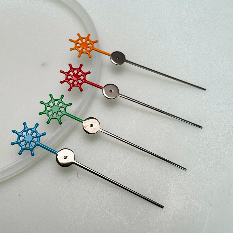 Modified NH35 Colorful Rudder 12.5mm Watch Hands for NH35/NH36/4R/7S Movement