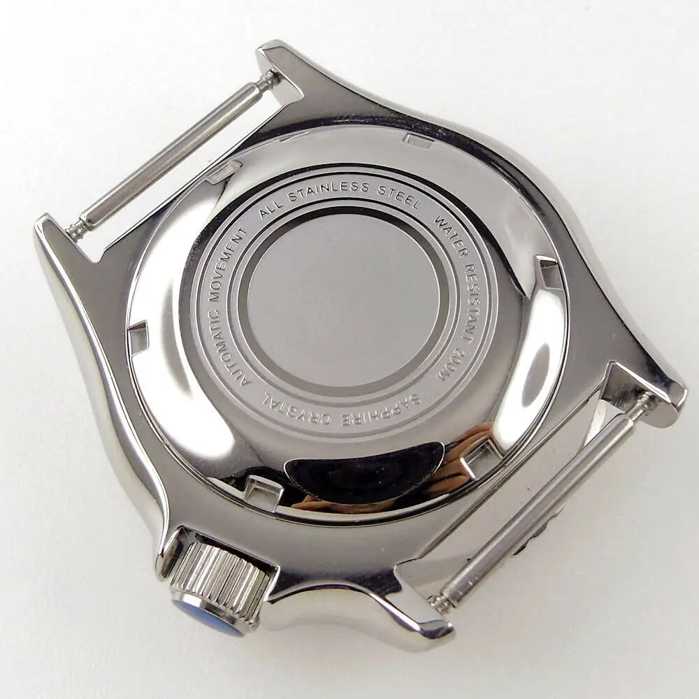 41mm Sapphire Glass Solid Watch Case fit NH35 NH36 SKX007 20ATM Water Resistance