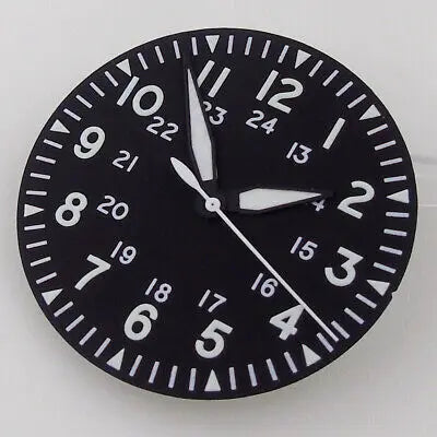 33.6mm Multicolor Watch Dial Fit For NH35AA NH36AA with Green Luminous Modified