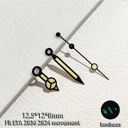 Vintage Watch Hands NH35 NH36 ETA2836 2824 Manecillas 8215 8205 Hands Pointers