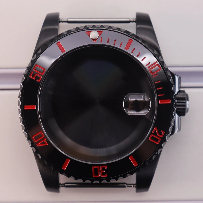 40mm Watch Case For NH34 NH35 NH36 NH38 NH70 4R36 Miyota 8215 Eta 2824 GMT SUB