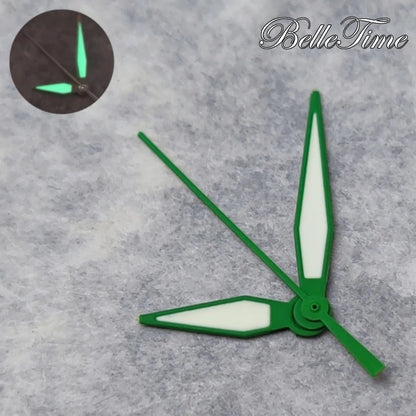 C3 Green luminous Multicolor Watch Hands for NH34 NH35 4R35 NH36 4R36 Movement