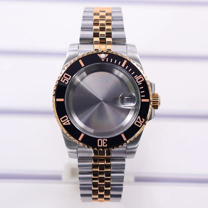 40mm Diver Watch Case For 4R NH35/36 NH38 NH70 Miyota8215 Eta2824 Sapphire Glass