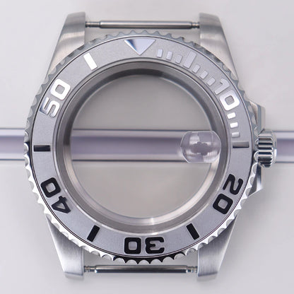 40mm Watch Cases Sapphire For Nh35 Nh36 Nh34/38 Nh70 Miyota 8215 Eta 2824 PT5000