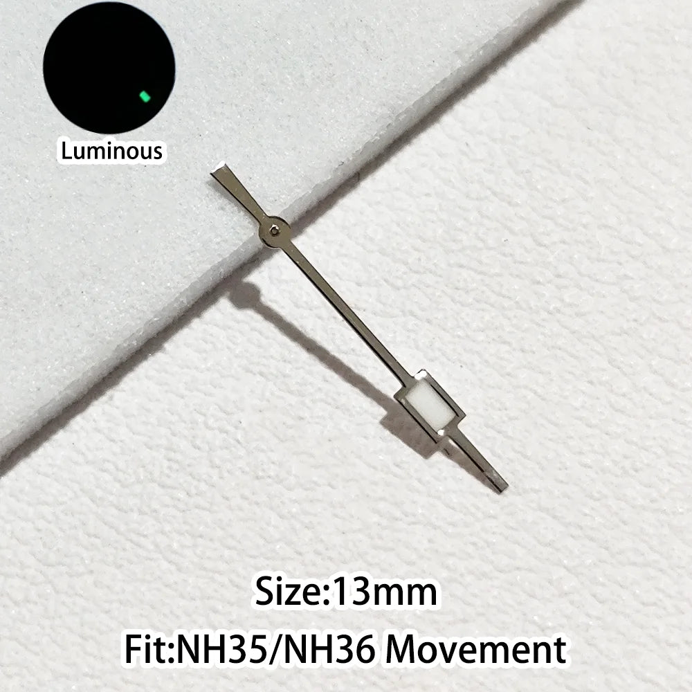 Green/Blue Green Luminous Watch Hands Fit NH35 NH36 Personalized Second Hand