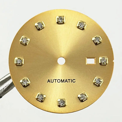 31MM Ladies Round Polished Fluted Bezel Sapphire Crystal Watch Case for NH05/06
