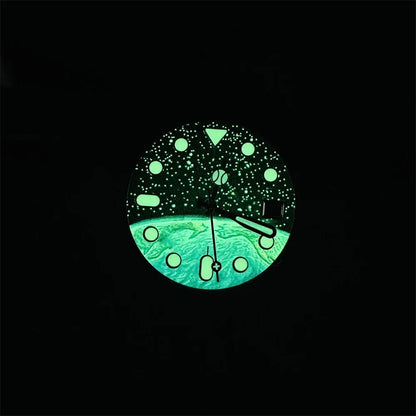 28.5mm Watch Dial Starry Sky and Earth Luminous Surface for NH35/NH36/4R/7S