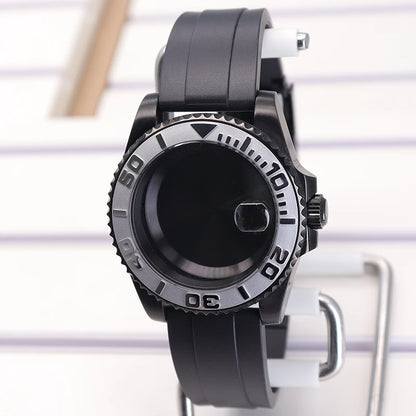 40mm SUB Diving Watch Case Strap For NH35 NH36 NH34 8215 Eta 2824 28.5mm Dial