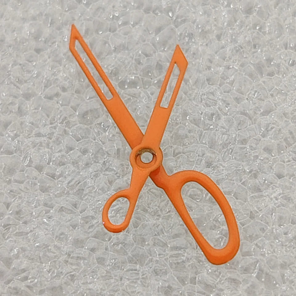 Oranges Scissor-shaped Watch Hands NO Lume 2 Hands Fit for NH35/36/7S