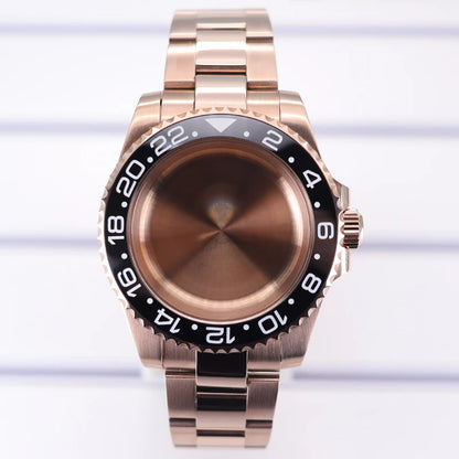 40mm Watch Case For NH35 NH36 NH70/8215/Eta2824 PT5000 NH34 Sapphire Glass
