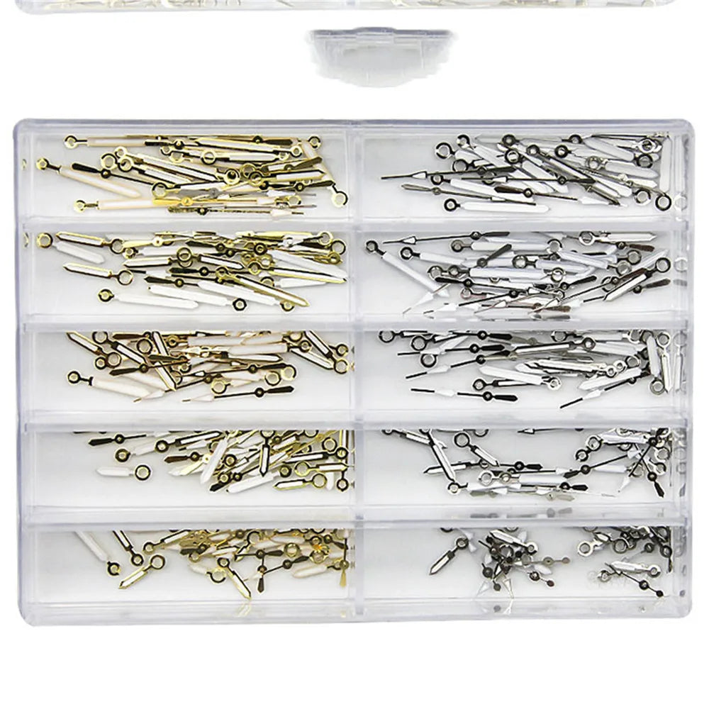 100 Sets Watch Hands Hour Minute Second Hand for 2035 Movement Modified 3Pins