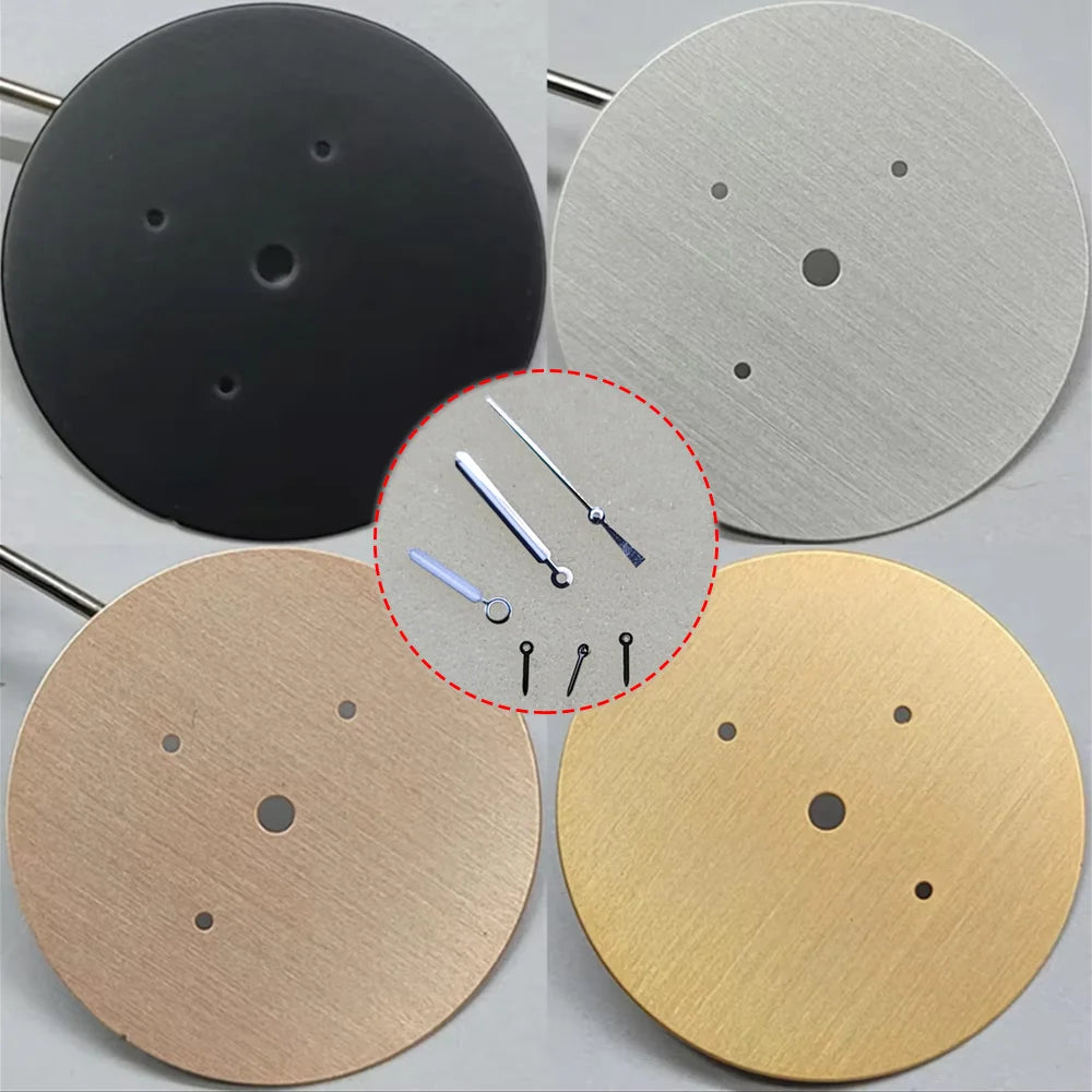 31.8MM Multicolor Watch Dial + Watch Hands for VK63 Movement Green Luminous