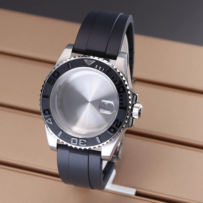 40mm Men's Watch Cases For NH34 NH35 NH36 NH38 Miyota 8215 ETA2824 YACHT-MASTER
