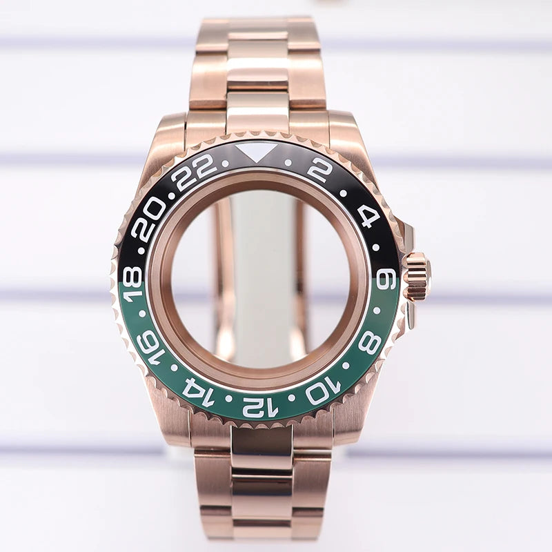 40mm Watch Case For NH35 NH36 NH70/8215/Eta2824 PT5000 NH34 Sapphire Glass