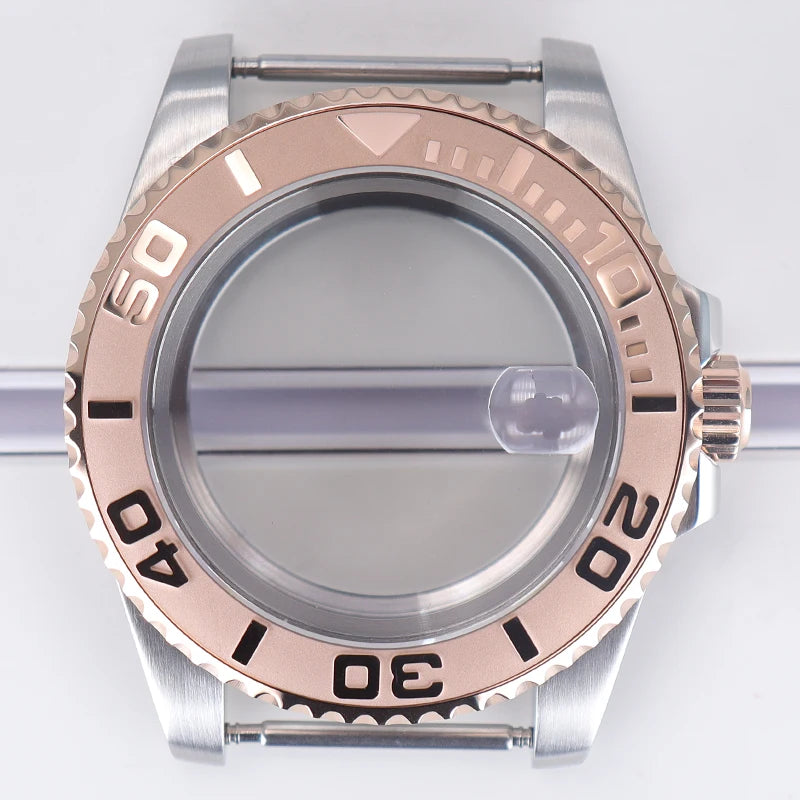 40mm Watch Case For NH35 NH34 NH36 NH70/Miyota8215/Eta2824 PT5000 Slide Buckle