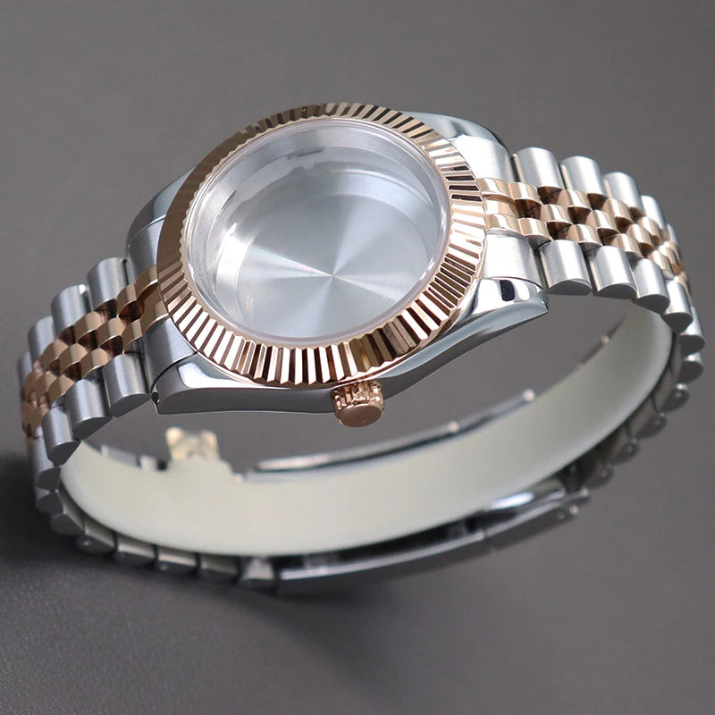 36/40mm Luxury Watch Cases Strap For NH34 NH35 NH36 NH38 Miyota 8215 Datejust