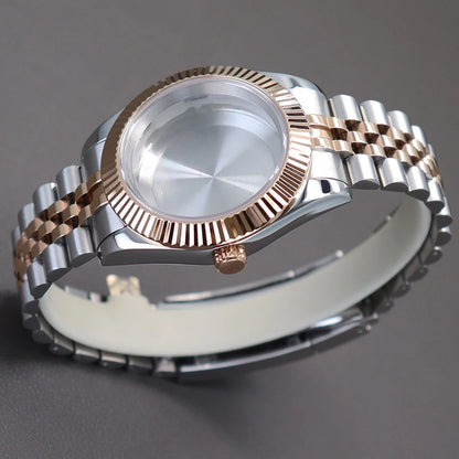 36/40mm Luxury Watch Cases Strap For NH34 NH35 NH36 NH38 Miyota 8215 Datejust