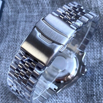 42mm Sapphire Glass Watch Case Fit SKX 007 NH35 NH36 2824 White Chapter ring