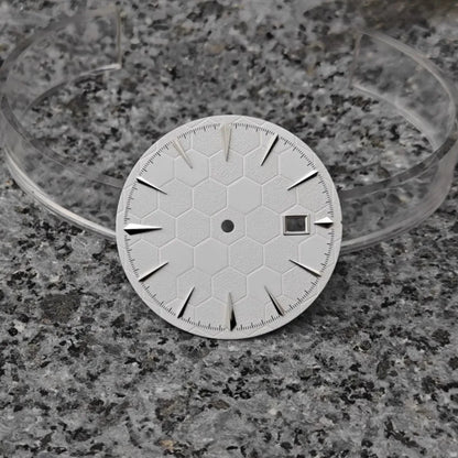 29/35mm Watch Dial Football Texture Surface Cocktail Case for NH35 Movement