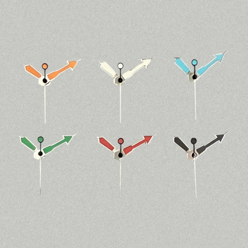 Modified Arrow Green Luminous Watch Hands Pointers for NH35/NH36/4R/7S Movement