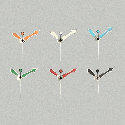 Modified Arrow Green Luminous Watch Hands Pointers for NH35/NH36/4R/7S Movement