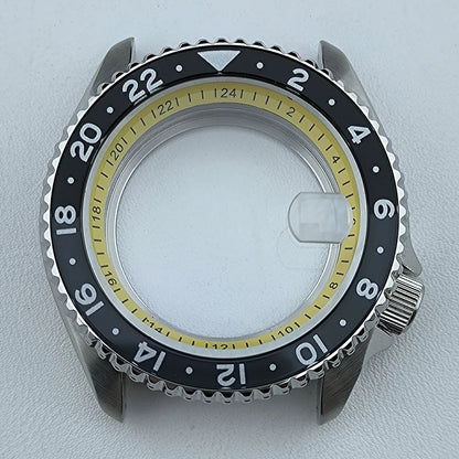 316L Stainless Steel Watch Case with Bezel for NH35 NH34 Movement Fit 28.5mm Dial