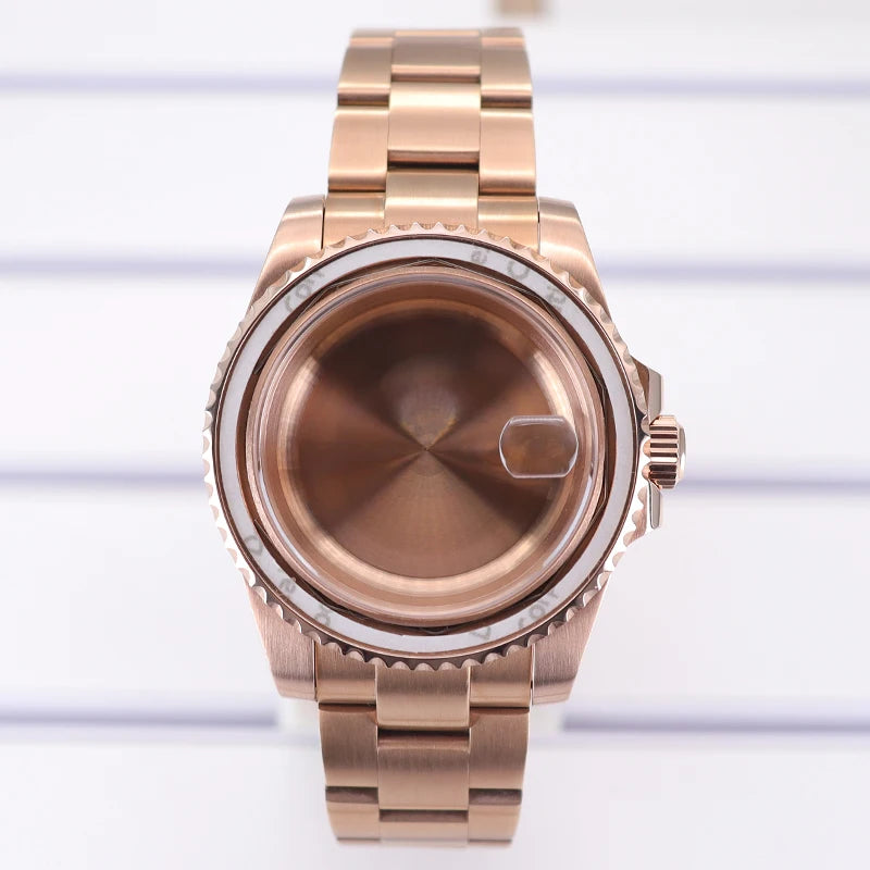 40mm Watch Case For NH35 NH36 NH70/8215/Eta2824 PT5000 NH34 Sapphire Glass