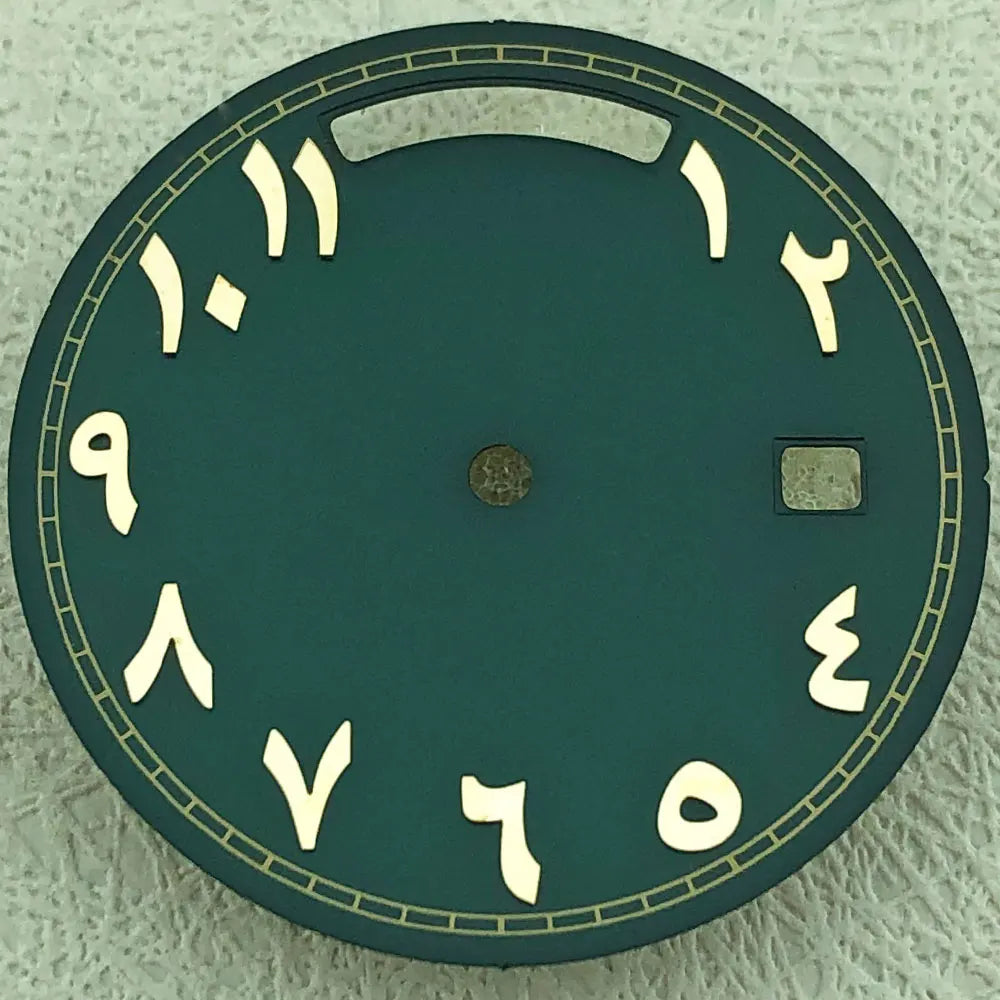 Modified 31mm Arabic Dual Calendar Watch Dial Suitable For 8285 Movement