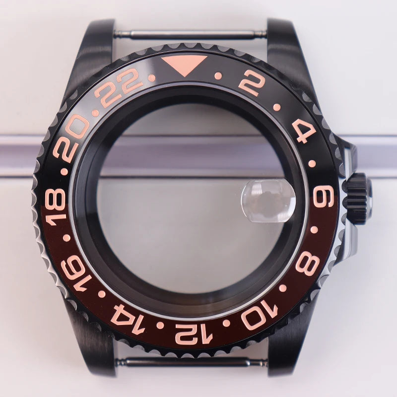 40mm Watch Case For NH34 NH35 NH36 NH38 NH70 4R36 Miyota 8215 Eta 2824 GMT SUB