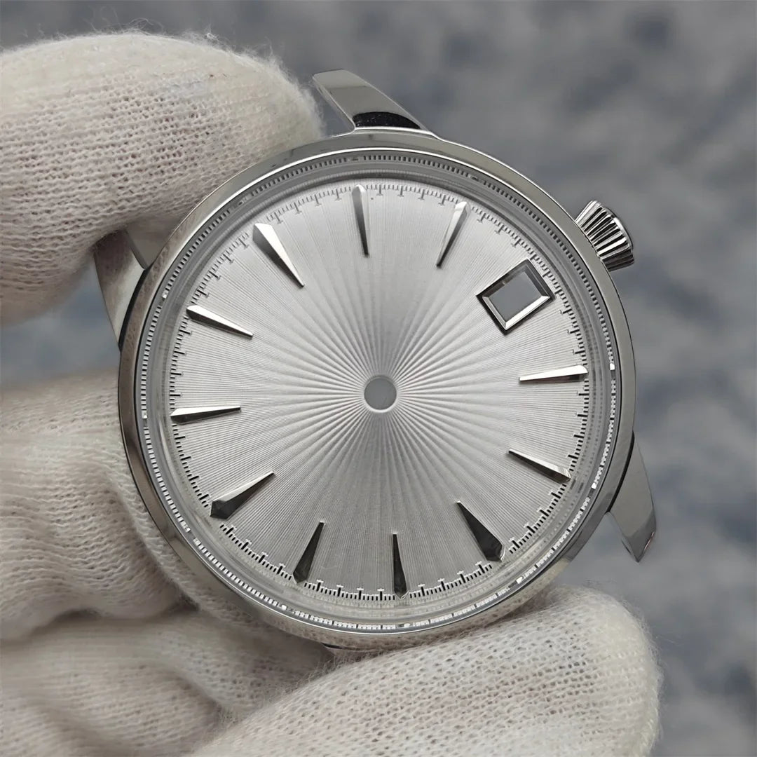 33mm Bubble Crystal Women's Cocktail Steel Watch Case for NH35/NH36/4R35A/4R36A