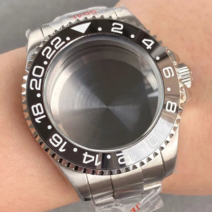 43mm Watch Case with Sapphire Fit DEEP Sea Homage for NH34/35/36 ETA 2824 2836