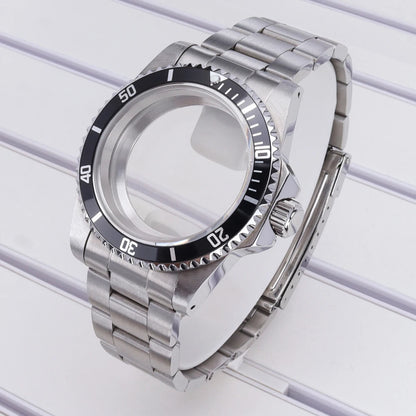 38mm Steel Watch Case With Bezel 120-clicks For Submariner NH35 NH36 NH70