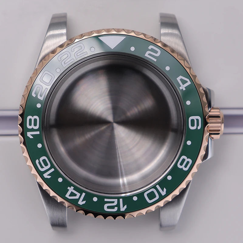 40mm Diver Watch Case For 4R NH35/36 NH38 NH70 Miyota8215 Eta2824 Sapphire Glass