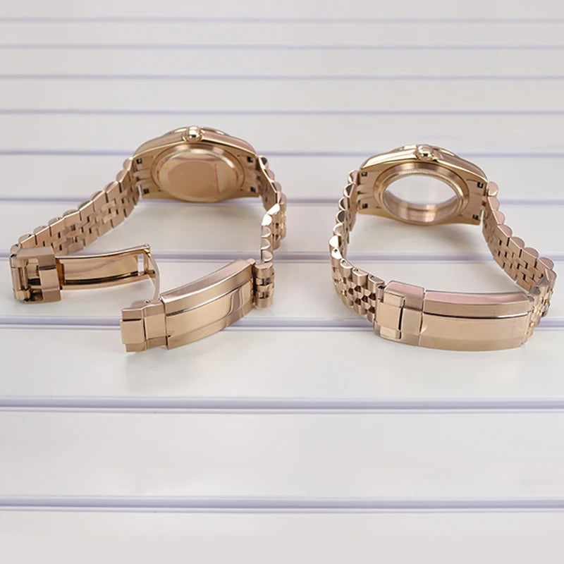 36/39mm Watch Cases Sapphire Glass For NH34 NH35 NH36 Miyota 8215 Oyster