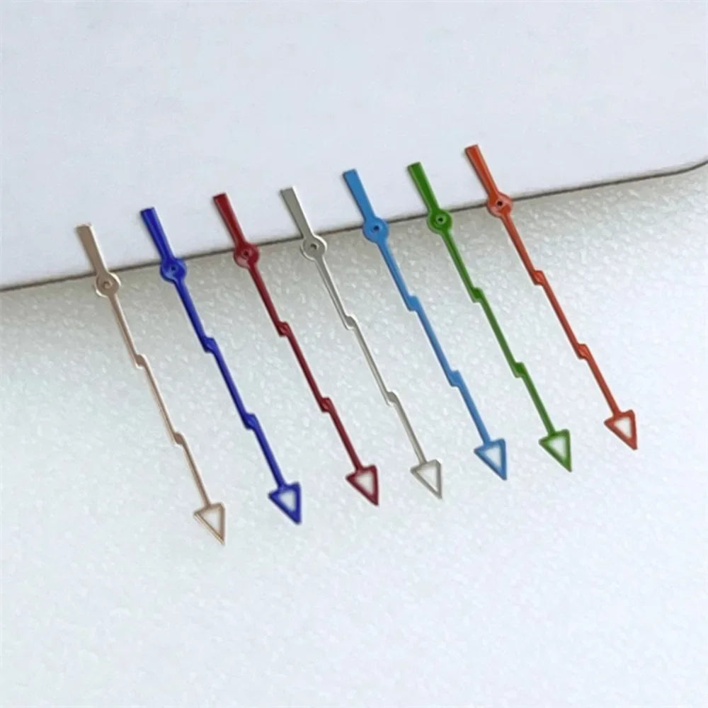 7 Colors Lightning Watch Hands Pointer Green Luminous Second Hands for NH36/4R36