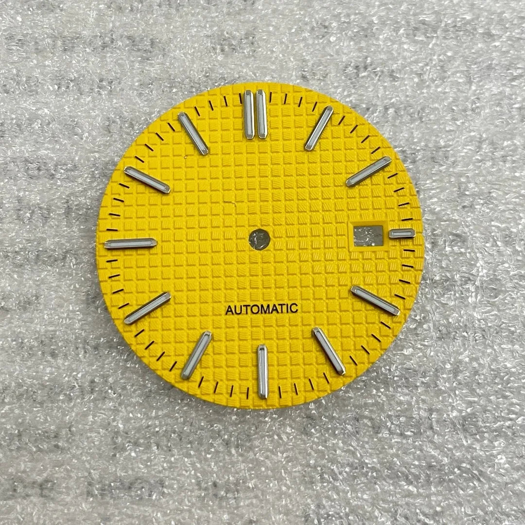 31.8mm Watch Dial AP Customizable Slogo For NH35 NH36 Hands C3 Green Luminous