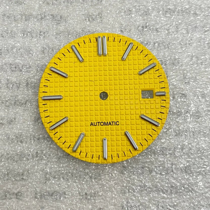 31.8mm Watch Dial AP Customizable Slogo For NH35 NH36 Hands C3 Green Luminous