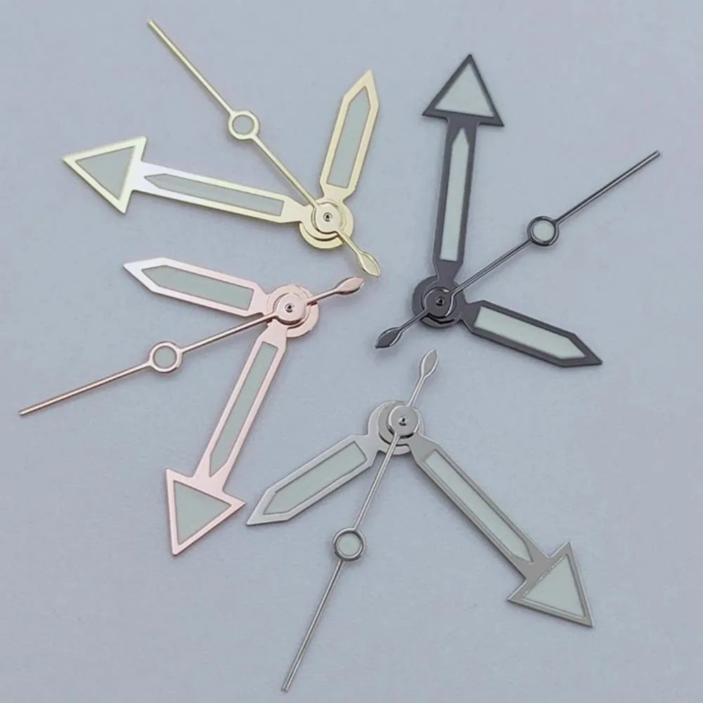 Green Luminous Watch Hands for NH35 NH36 7S26 7S36 4R35 4R36 Multicolor 3 Pins