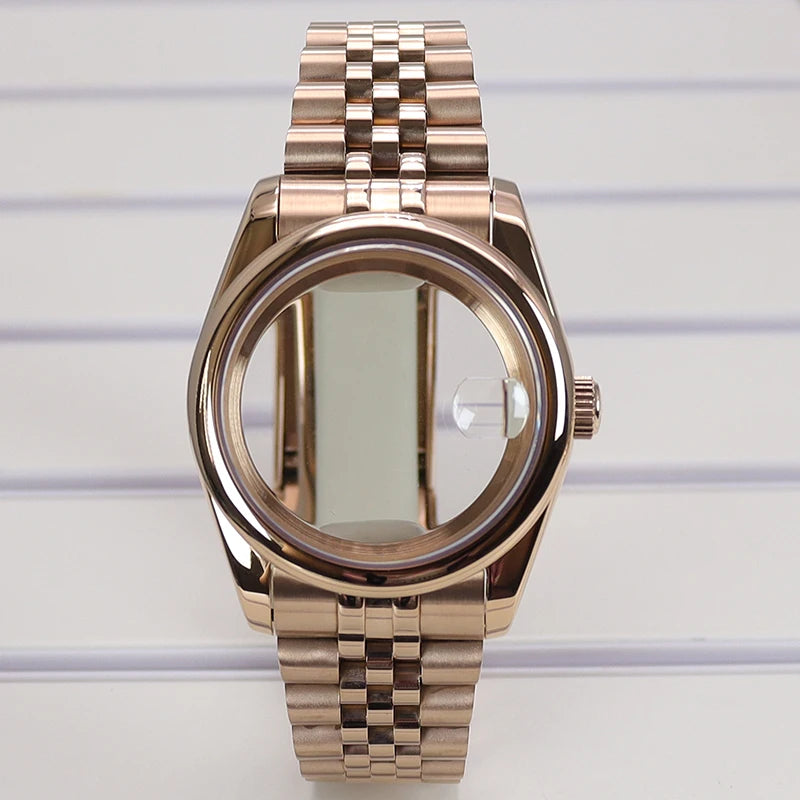 36/39mm Watch Cases Sapphire Glass For NH34 NH35 NH36 Miyota 8215 Oyster