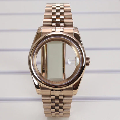 36/39mm Watch Cases Sapphire Glass For NH34 NH35 NH36 Miyota 8215 Oyster