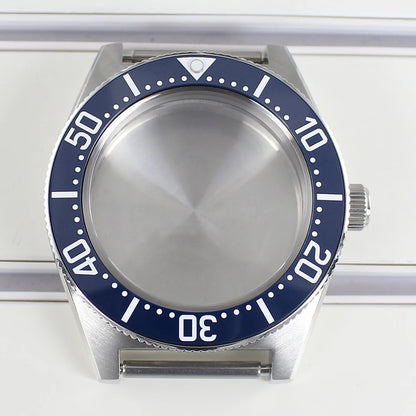 40mm Steel Watch Case Sapphire For NH35 NH36 NH34 4R36 Mod SPB143J1/SPB253J1